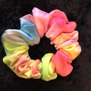 Home made Tie dye scrunchies